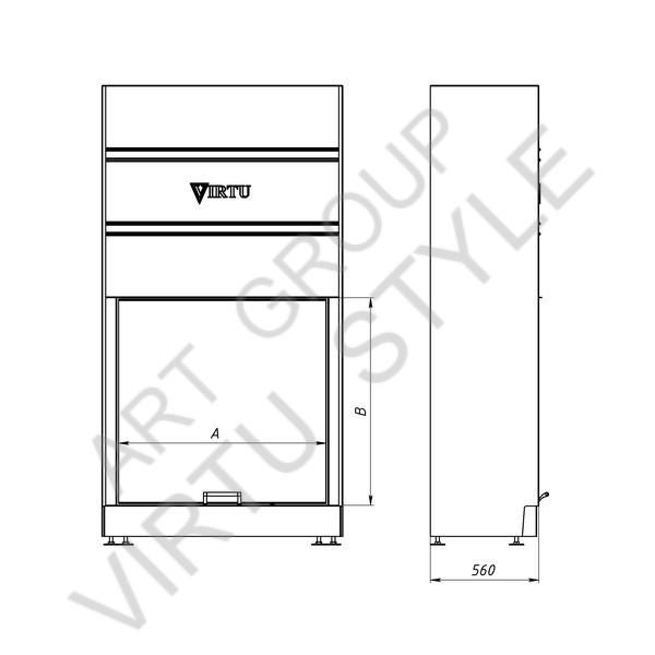 VIRTU Close Pro VS 8060: чертеж №1