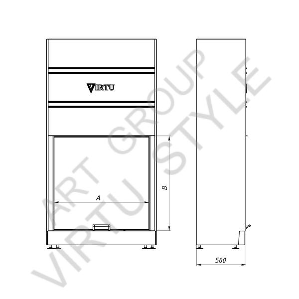 VIRTU Close Pro VS 8060: чертеж №1
