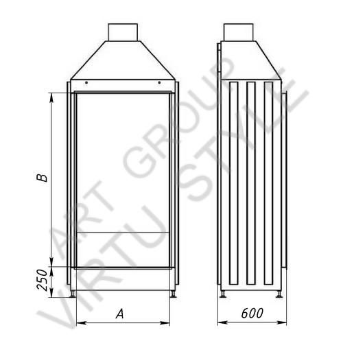 VIRTU Space VS 80120: чертеж №1