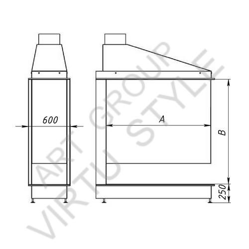 VIRTU Space VK-T 10012060: чертеж №1